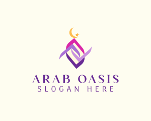 Muslim Temple Dome logo design