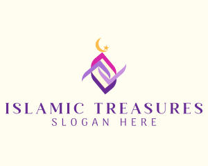 Muslim Temple Dome logo design