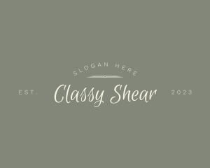 Classy Cursive Business logo design