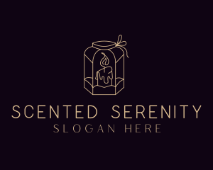 Handmade Scented Candle logo design