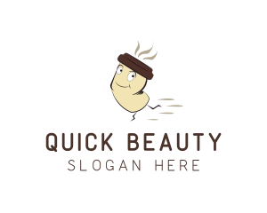 Coffee Cup Cartoon logo