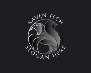 Hawk Raven Bird logo design