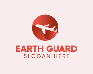 Gradient Airline Plane Flight logo