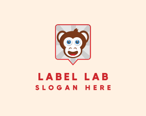 Monkey Chat Bubble logo