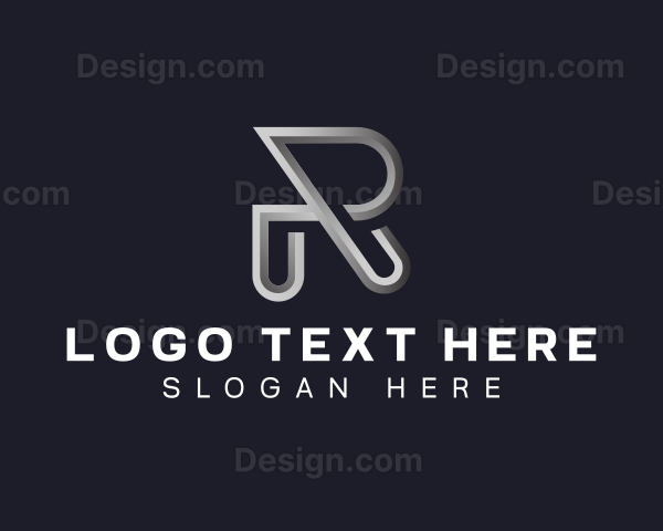 Tech Startup Letter R Logo