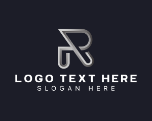 Tech Startup Letter R logo