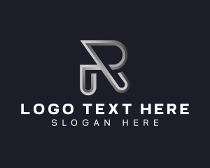 Tech Startup Letter R Logo