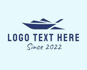 Motorboat Sea Transport  logo