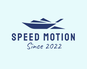 Motorboat Sea Transport  logo design