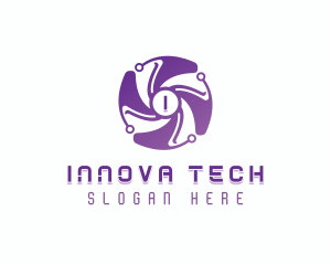 Tech Developer Software logo design