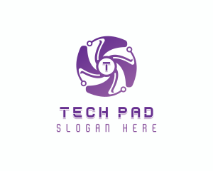 Tech Developer Software logo design