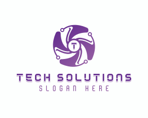 Tech Developer Software logo design