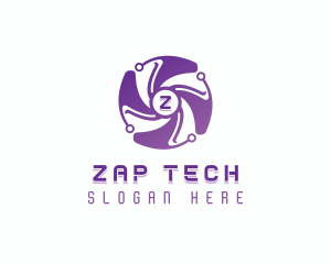 Tech Developer Software logo design