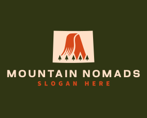 Wyoming Devils Tower Adventure logo design