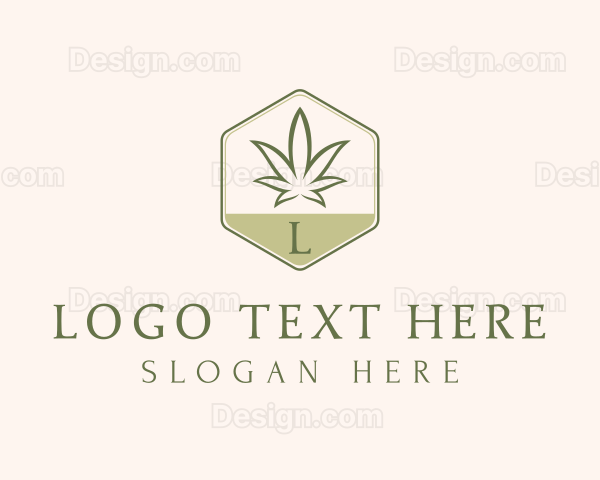 Marijuana Herbal Medicine Logo