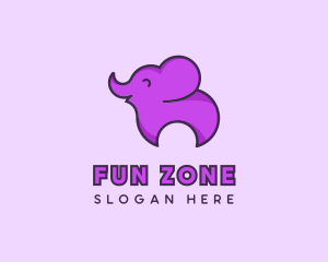 Happy Animal Elephant logo