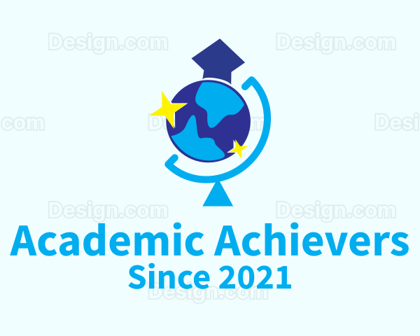 Global Graduation Cap Logo