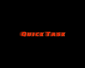 Orange Fast Courier Service Wordmark logo design