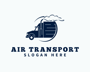 Cargo Truck Vehicle logo design