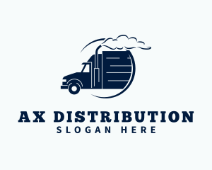 Cargo Truck Vehicle logo design