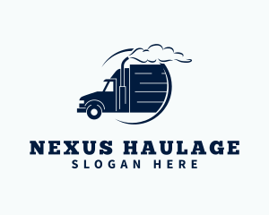 Cargo Truck Vehicle logo design