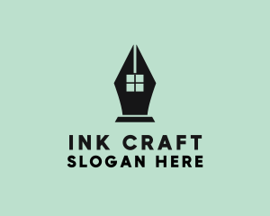 Ink Pen Window  logo design