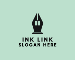 Ink Pen Window  logo design