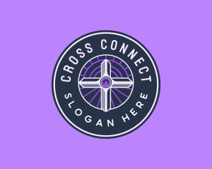 Holy Sacred Cross   logo design