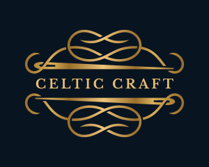 Luxury Sewing Needle Craft logo design