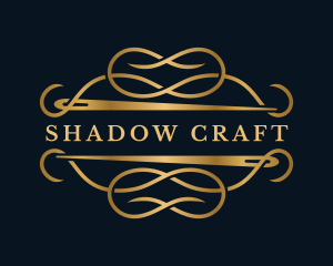 Luxury Sewing Needle Craft logo design