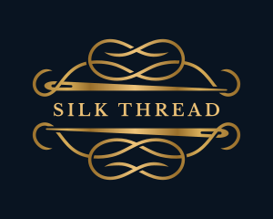 Luxury Sewing Needle Craft logo design