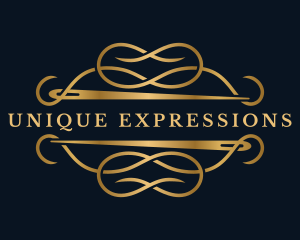 Luxury Sewing Needle Craft logo design