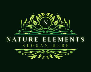 Natural Leaf Vines logo design