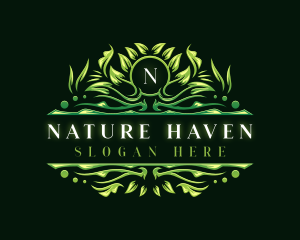 Natural Leaf Vines logo design