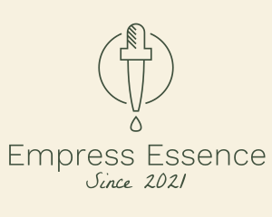 Essential Oil Dropper logo design