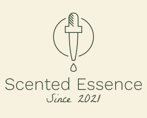 Essential Oil Dropper logo design