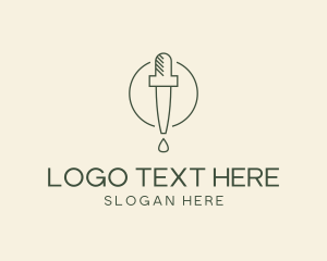 Essential Oil Dropper logo