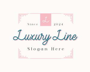 Elegant Luxury Ornament Business logo design