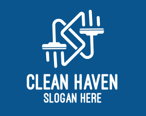 Squeegee Cleaning Company  logo design