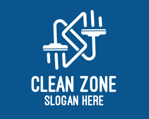 Squeegee Cleaning Company  logo design