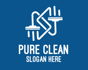 Squeegee Cleaning Company  logo design