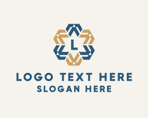 Geometric Decorative Star logo