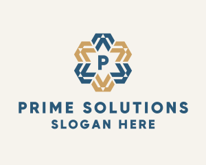 Geometric Decorative Star logo design