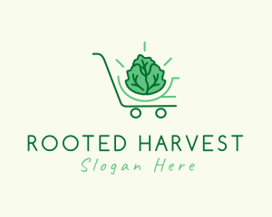 Lettuce Shopping Cart logo design