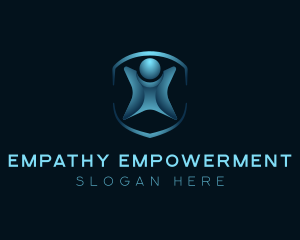 Human Leadership Management logo design