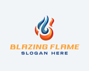 Fire Ice Blaze logo design