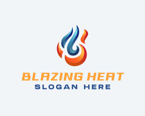 Fire Ice Blaze logo design