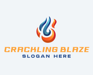 Fire Ice Blaze logo design