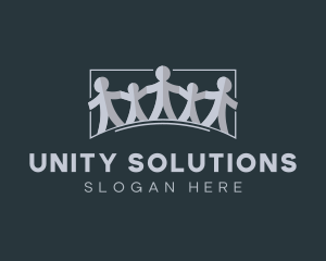 Unity People Charity logo design