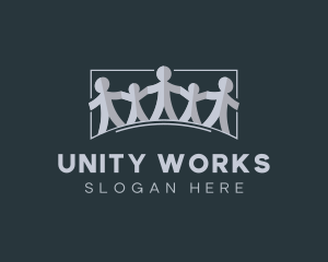 Unity People Charity logo design